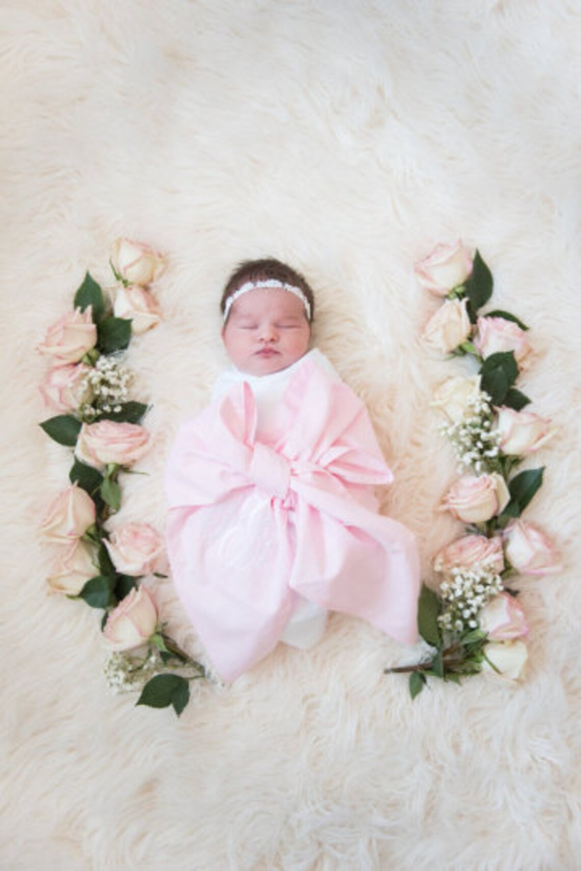 SWADDLE SASH Monogrammed With Blanket Monogrammed Swaddle Etsy