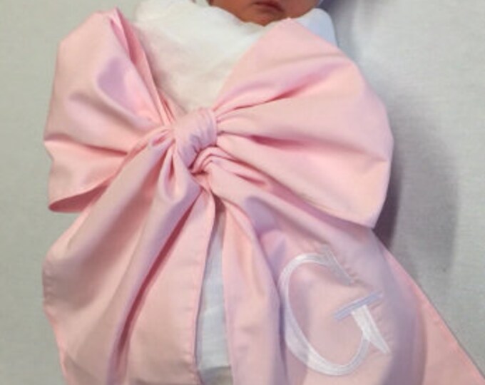 SWADDLE SASH Monogrammed With Blanket Monogrammed Swaddle Etsy