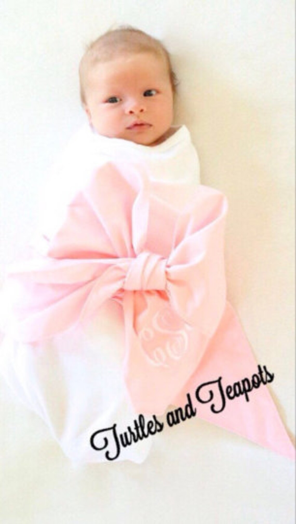 SWADDLE SASH Monogrammed With Blanket Monogrammed Swaddle Etsy