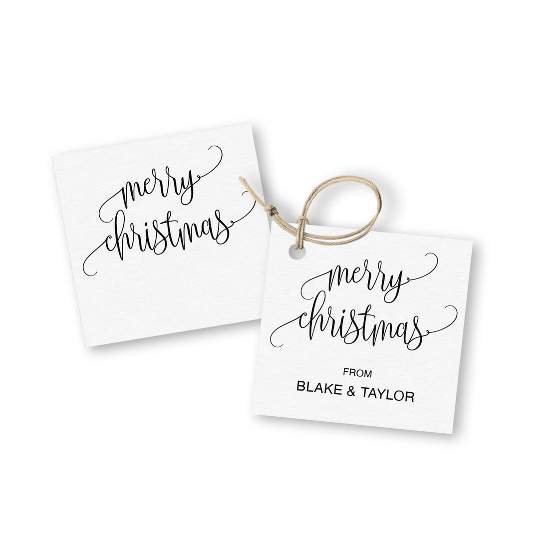 Gift Tags Personalized Editable Gift Tags Christmas Etsy