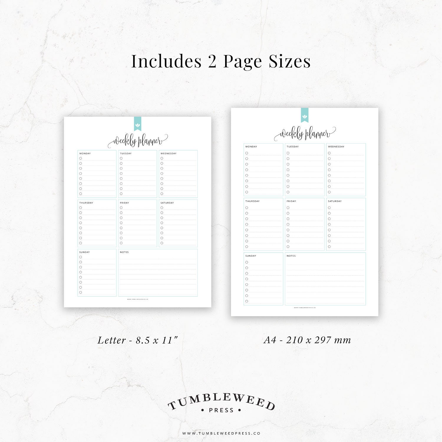 Weekly Planner Printable Printable Weekly Timetable Weekly - Etsy