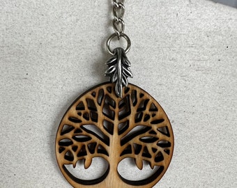 Tree of life key chain