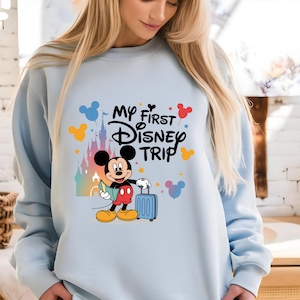 Mickey My First Disney Trip Png | Disneyland Trip Bundle SVG PNG | Family Trip Sublimation Design, Mickey Minnie Png, Magical Kingdom Svg