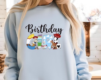 Toy Story Birthday Girl PNG – Disney Pixar Family Design (Digital Download)