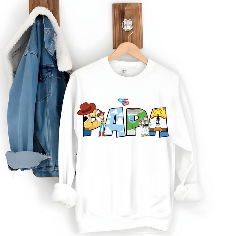 Toy Story Family PNG Bundle - Papa Mama Boy Girl PNG, Disney Pixar Digital Download, Cute Cartoon Png Design, Birthday Matching Family Png
