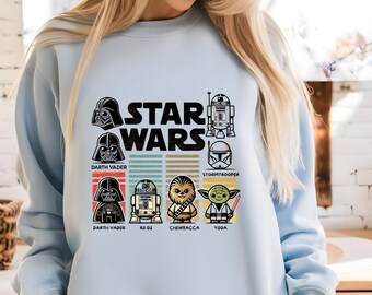 Star Wars Character Silhouettes PNG Bundle (Digital Download)