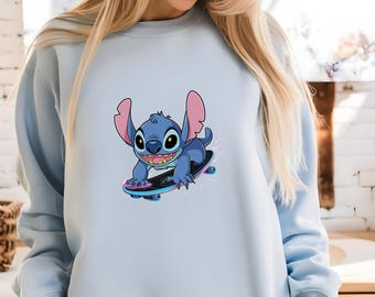 Stitch SVG-bundel: Lilo and Stitch-clipart (digitale download)