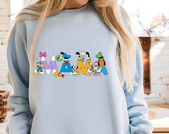 Disney Family SVG | Mickey Mouse Alphabet Font (Digital Download)