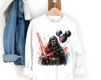 Star Wars Png Clipart, Darth Vader Mickey Baloon (Digital Download)