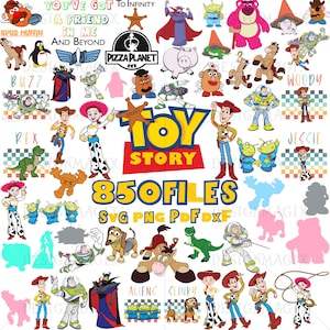 Toy Story Clipart SVG Bundle, Alphabet | Disney Toy Story Svg Cut Files For Cricut | Magical Kingdom Silhouette Svg, Disney Toy Story Svg