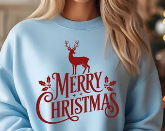 Merry Christmas Png Bundle: Sublimation Shirt Design (Digital Download)