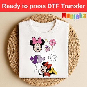 Disney DTF Transfer, Minnie Mickey Dtf, Disney Image Transfer, Disney Dtf Transfers, Disney Gang Sheet