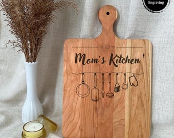 Personalized Maple Cutting Board 16x10 1/2,  Custom Engraved Wooden Board, Mother’s Day Gift