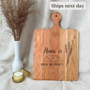 Tabla de cortar de madera personalizada, regalo de inauguración de la casa, regalo de boda, monograma personalizado, regalo de aniversario, charcutería, decoración del hogar, tabla personalizada