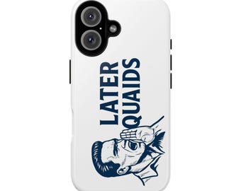 Later Quaids phone case | The LONELY island and Seth Meyers podcast