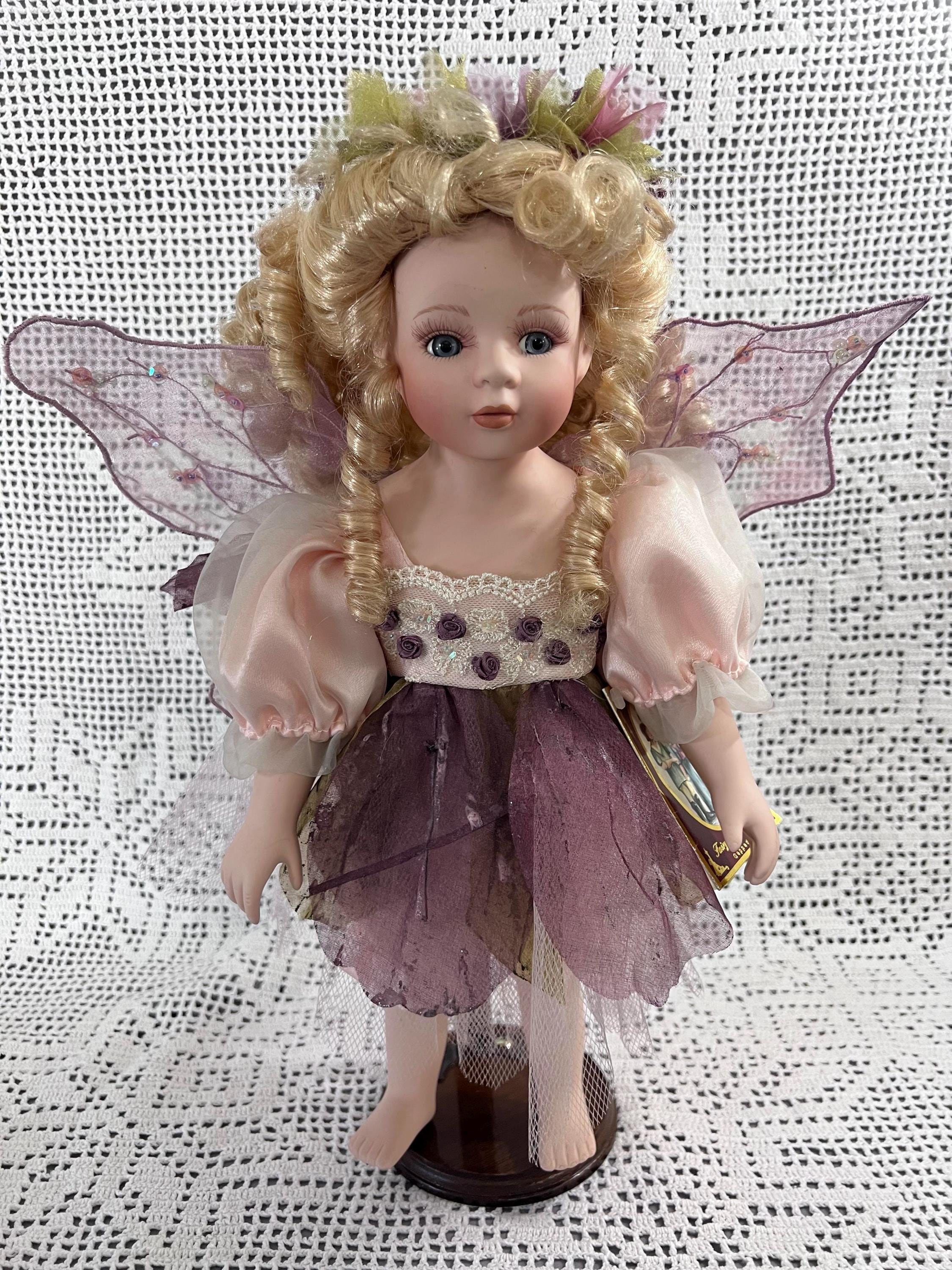 Vintage Porcelain Fairy Doll - Etsy