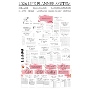 Daily Life Planner Kit, Daily Life Planner, 2026 Daily Life Planner, Daily Planner System, Everyday Life Planner, Happy Planner Bundles