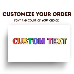 Benutzerdefinierte Text - Aufkleber - Personalisierungen - Große Drucke - Aufkleber - Wie Vinyl - Geburtstagsthema - Dekoration - Schild - Display - Kunst