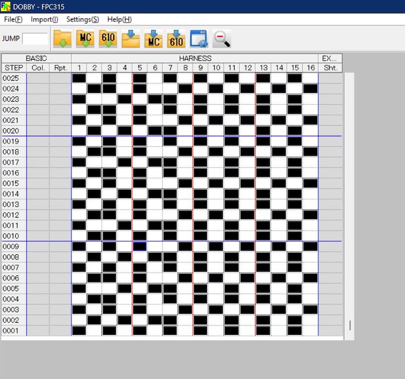 Dobby Pattern Creation Software FPC315 | Textile Fabric Design Tool for ...