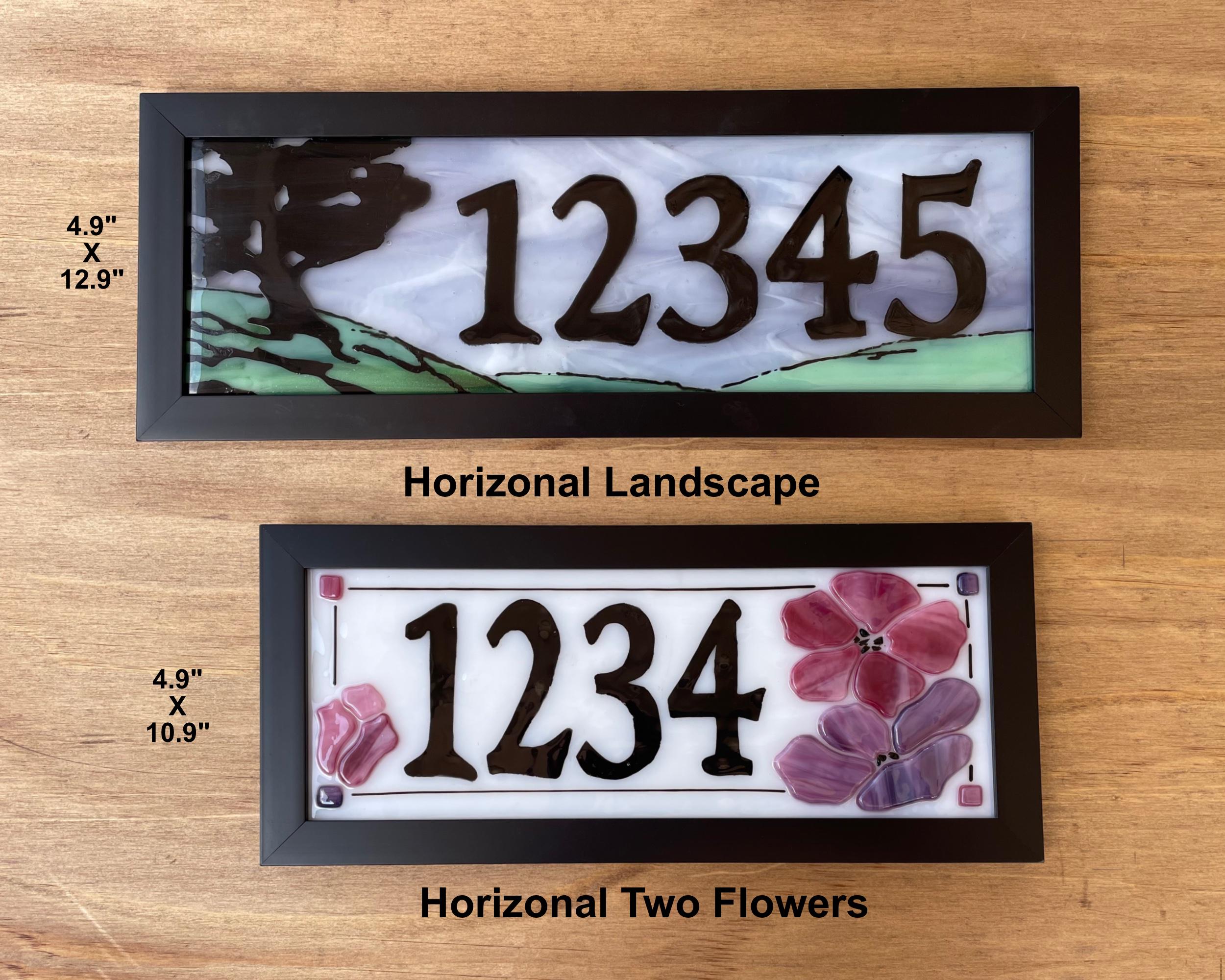 Mailbox Address Signs, Personalized, Custom Design, Horizontal ...