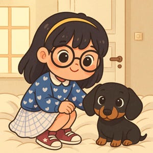 Custom Dog Portrait, Kawaii Chibi Dog Drawing from Photo, Cute Anime Cartoon Pet Illustration, Digital Download, Personalized Dog Lover Gift