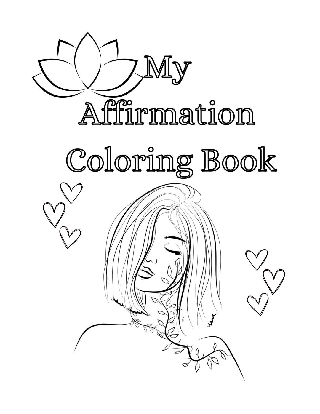 Affirmation Coloring Book - Etsy