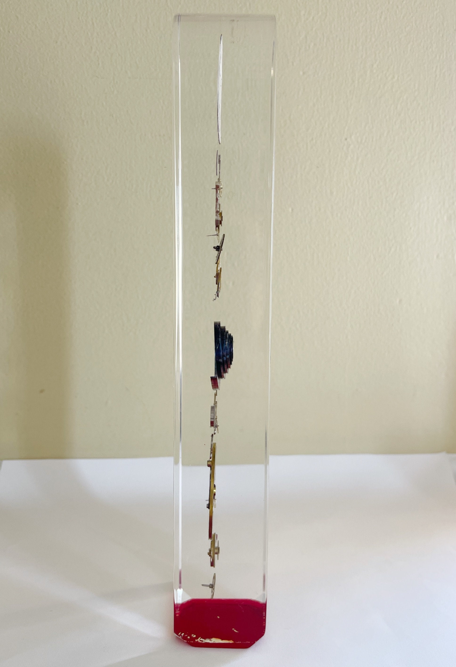 Modernist Lucite Exploding Watch Sculpture - Etsy