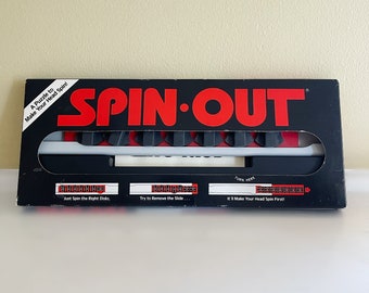 Vintage Spin out Game 1987 Binary Arts