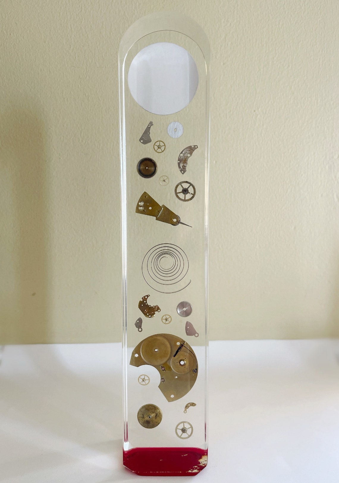 Modernist Lucite Exploding Watch Sculpture - Etsy