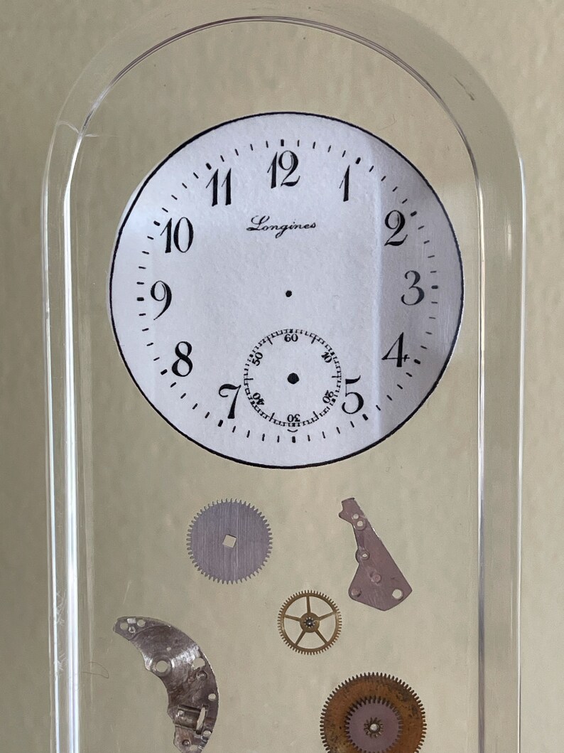 Modernist Lucite Exploding Watch Sculpture - Etsy