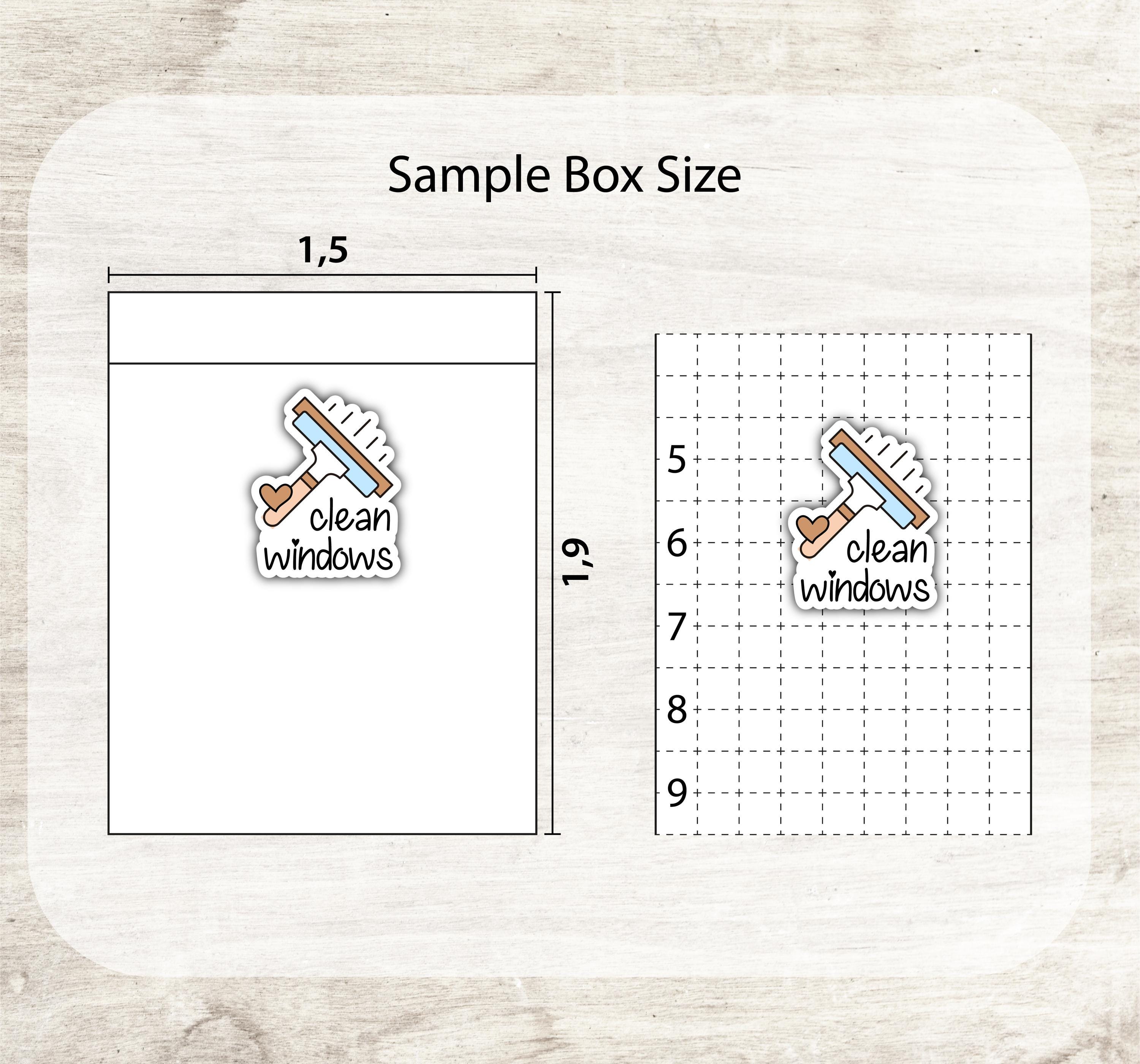 Window Cleaner Sticker Pack Doodle Clean Windows Printable Planner Stickers, Cut Files - Etsy Australia