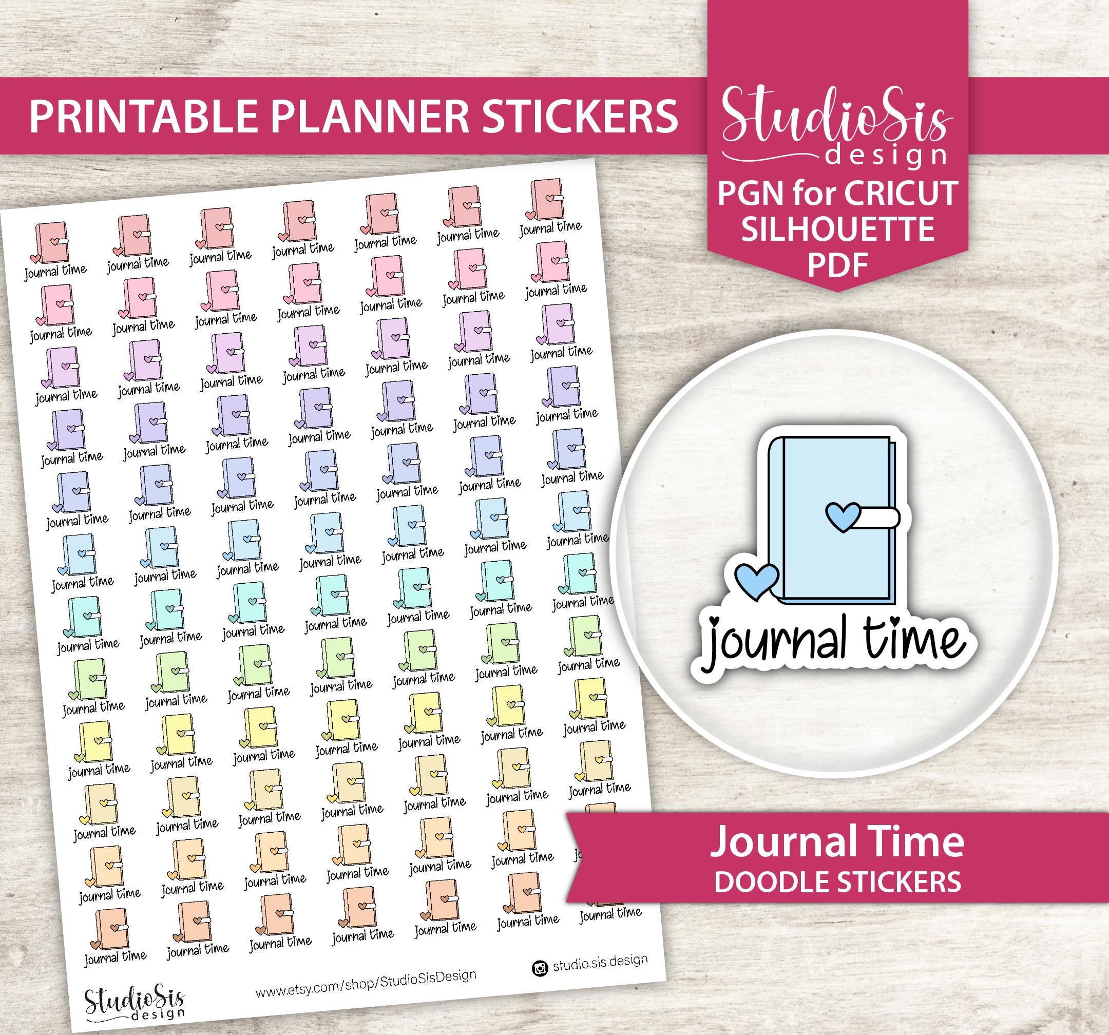 Printable Journal Doodle | Planner Stickers | Everiday Life Script ...