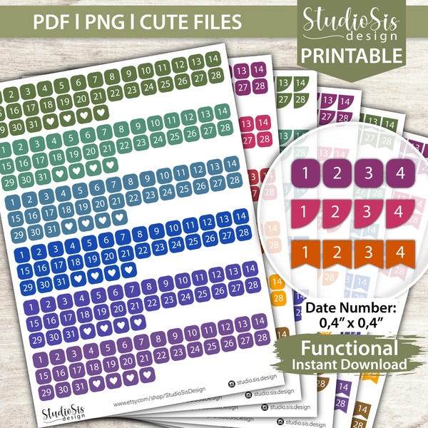 Planner Stickers - Etsy