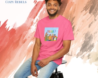 Pride Celebration T-Shirt  Bold Unisex Tee for LGBTQ+ Pride Month Colorful & Comfortable Statement Apparel