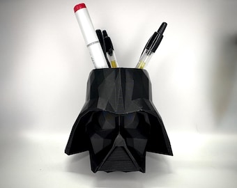 Darth Vader Cup Pencil Holder – Geek Desk Organizer, Star Wars Office Decor, Gift for Sci Fi Fan