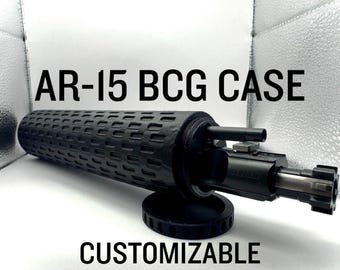 AR-15 BCG Case Personalized | Bolt Carrier Holder for Range Bag & Law Enforcement Gear