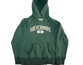 Abercrombie and Fitch Vintage Distressed Olive Green AF92 Thermal