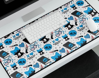 Lights out merch bureaumat voor reader gamer bureaumat technische accessoires leesgrage merch cadeau voor reader dark romance reader merch