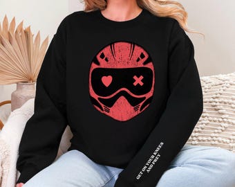Licht uit sweater Ingehaald overhemd donker romantisch overhemd leesgrage sweater licht uit shirt masktok sweater voor lezer Navessa Allen
