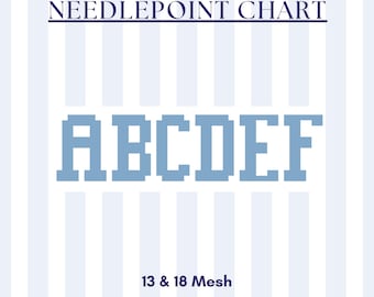 Varsity-speldpuntgrafiek | 13 en 18 mesh pdf