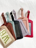 Luggage Tag Needlepoint Self Finish product logo