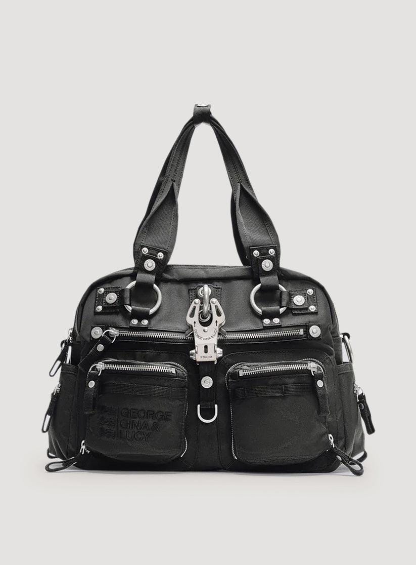 【日本未発売・未使用】ドイツ GEORGE GINA&LUCY ハンドバッグ ☆新品未使用☆GEORGE GINA&LUCY トートバッグ ハンドバッグ 黒