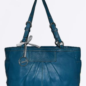 Turquoise Coach Y2k Purse - Etsy