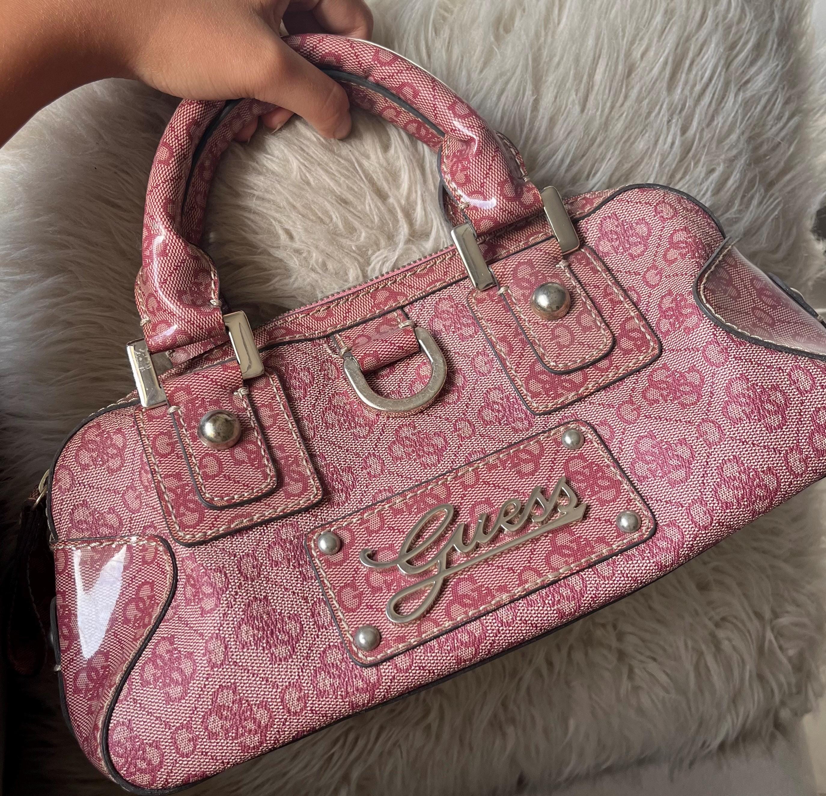 Pink Old Guess Purses Vintage Guess Bag Pink Y2K – Lyons Way