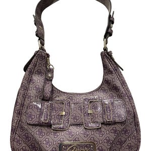 GUESS purple Authentic handbag , vintage guess bag ,Y2K ,Fall
