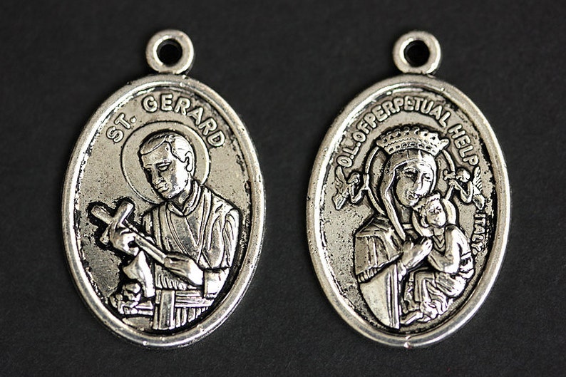 Saint Gerard Medal. Catholic Pendant. St Gerard Pendant. Saint Etsy