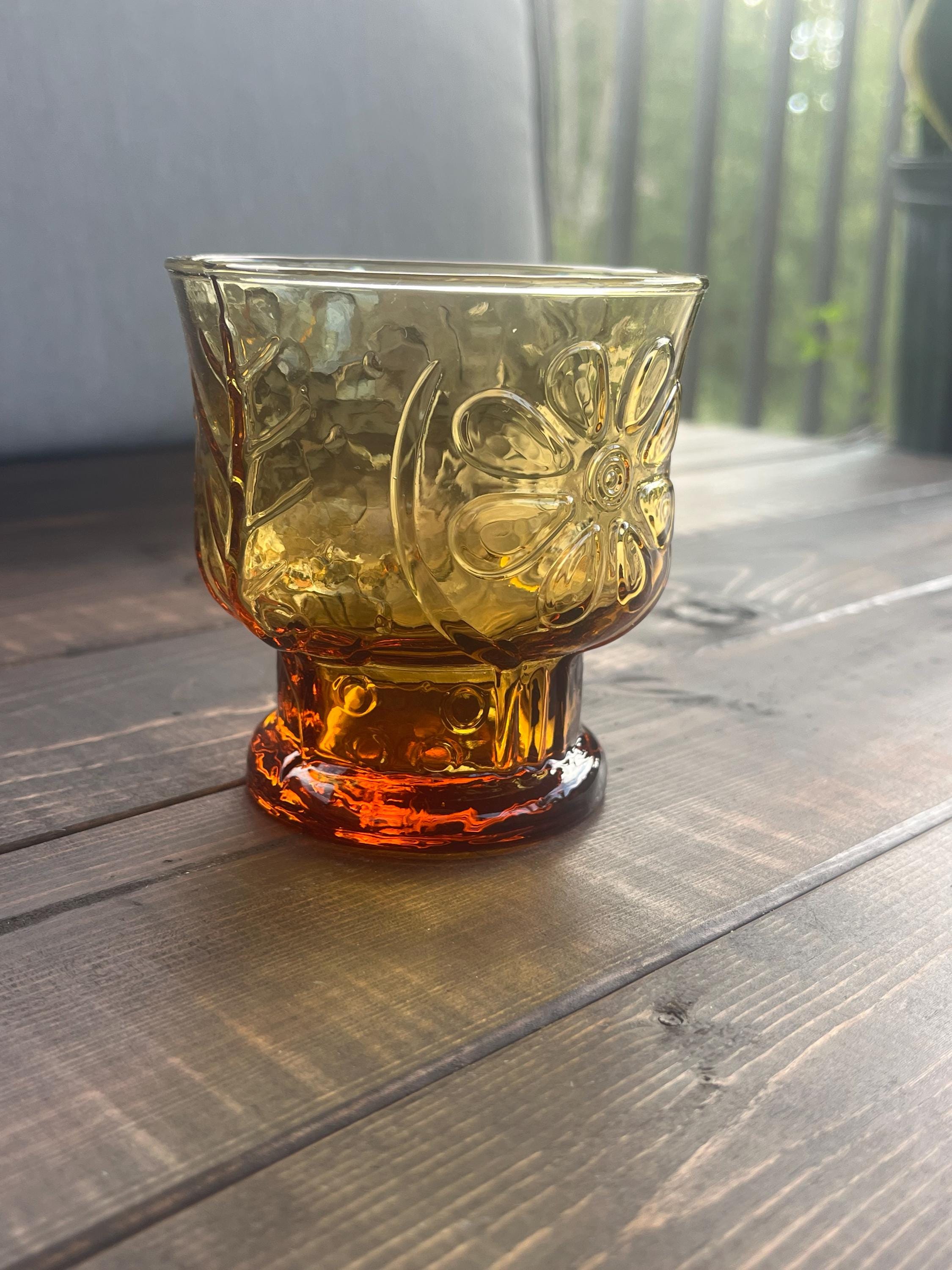 Sunflower Vintage Glassware - Etsy