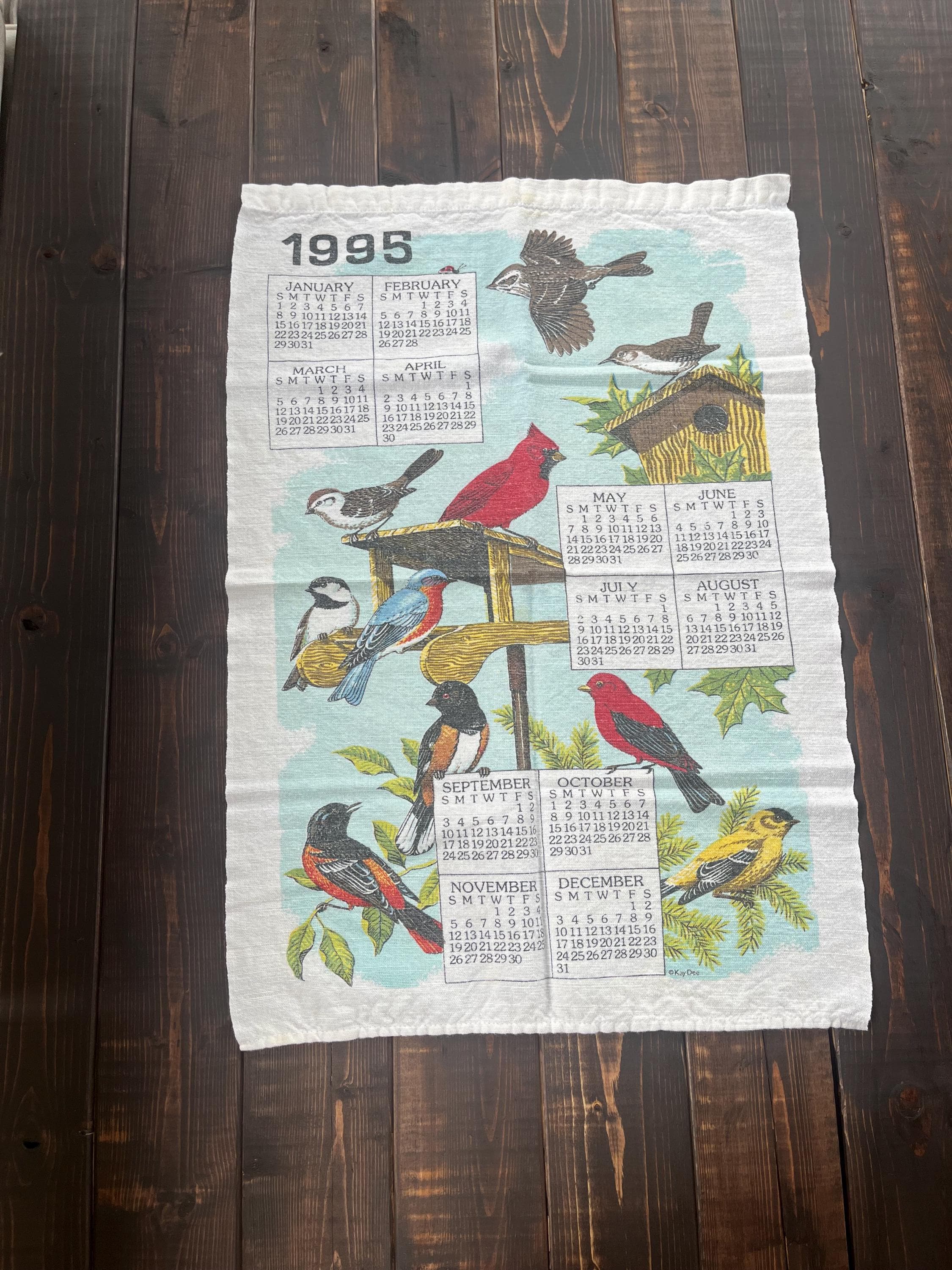 1995 Calendar - Etsy