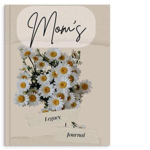 Vermächtnis-Tagebuch für Mama - geführte Erinnerung Hardcover-Buch & Fotoalbum-Andenken