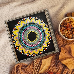 Intricate Circle Dot Mandala Art